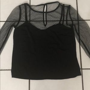 Black H&M long sleeve shirt.